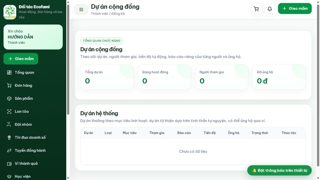 Dự án cộng đồng Ecofami