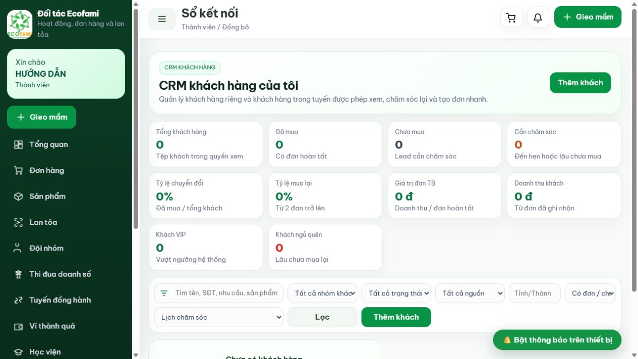 Sổ kết nối Ecofami