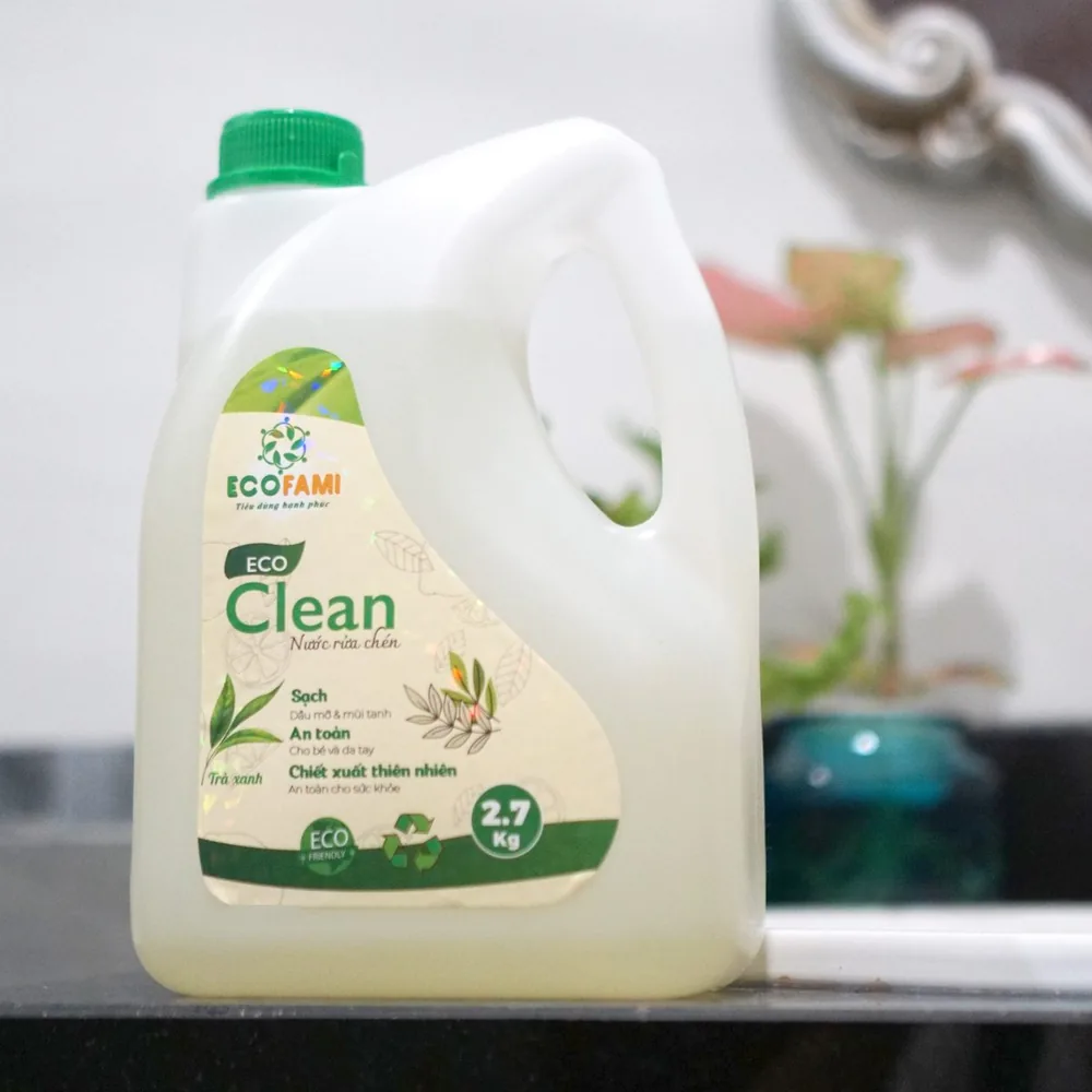 Nước rửa chén hương trà xanh