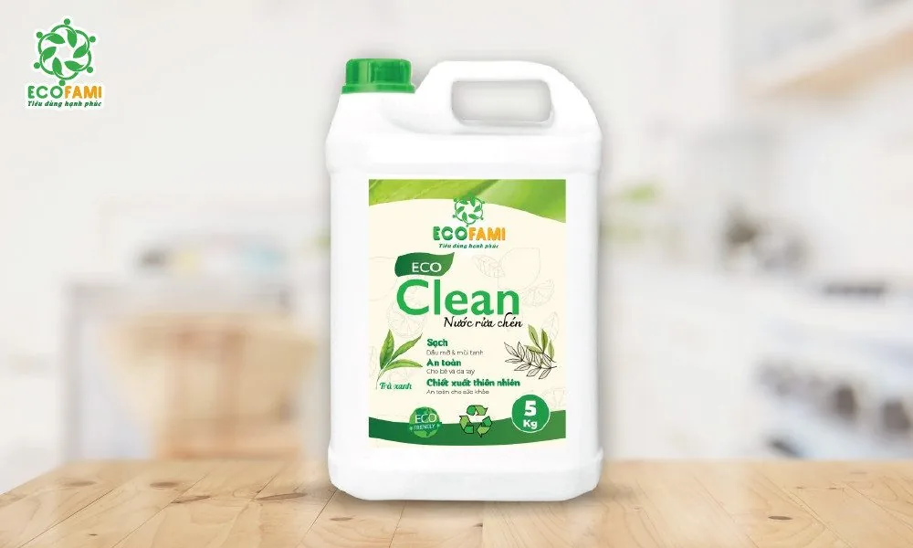 Nước rửa chén hương trà xanh