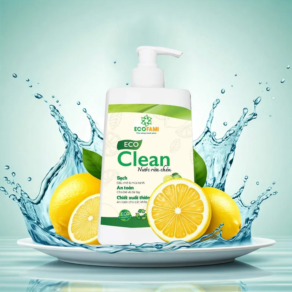 Nước rửa chén Eco Clean hương chanh